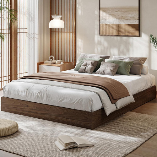 Queen size wood platform - size,