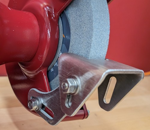 Shaped bench grinder - bench, tool