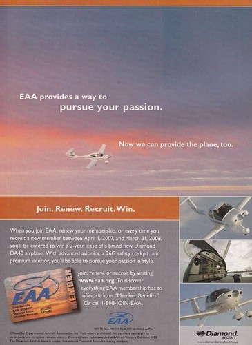 2007 diamond aircraft ad - aircraft,