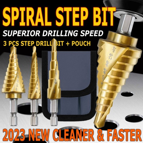 3pcs drill bit set titanium - bit,