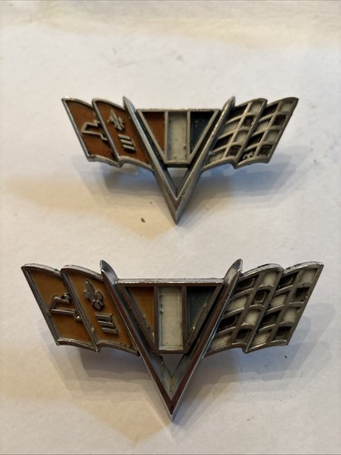 Vintage corvette emblem flag - corvette, v-flag