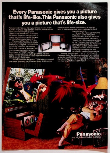 Panasonic 1979 vintage - panasonic, print