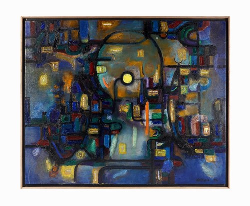 1978 walter myers abstract oil - myers,