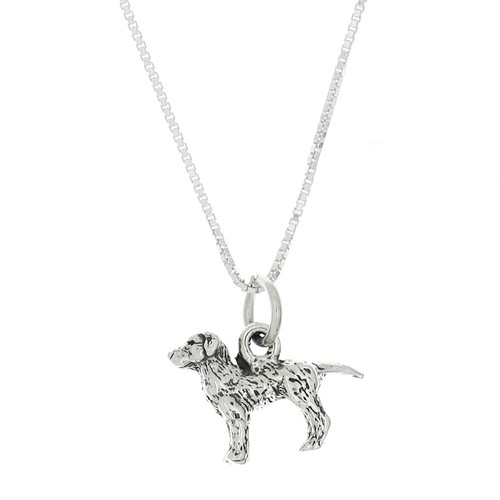 Sterling silver labrador - sterling, 3d