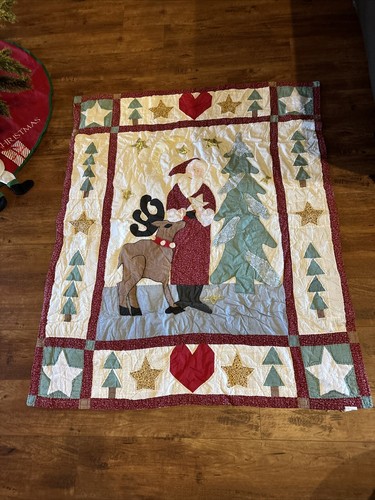 Handmade christmas throw wall - throw,