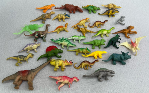 Lot plastic reptile dinosaur - lot,