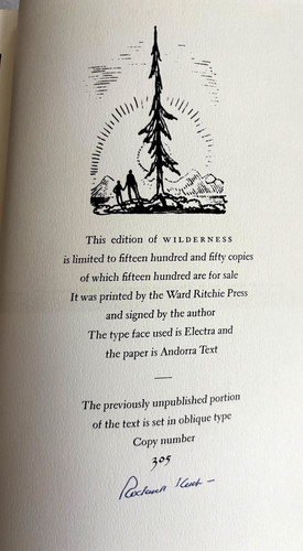 Wilderness rockwell kent - by,