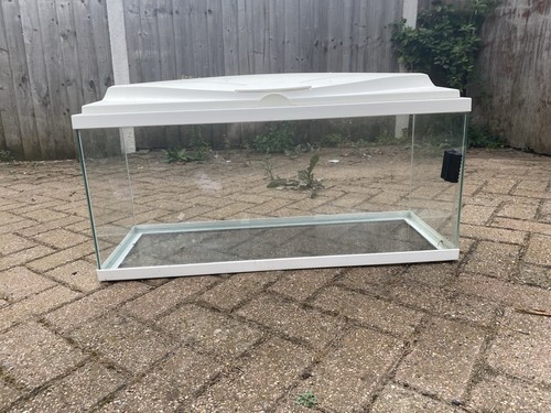 Liter fish tank white - 85, tank.