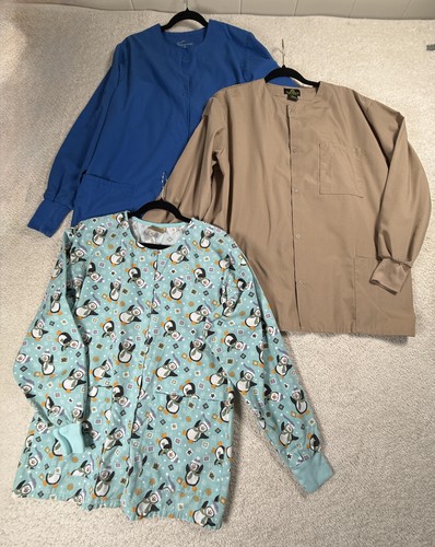Scrub jacket natural uniforms - scrub,