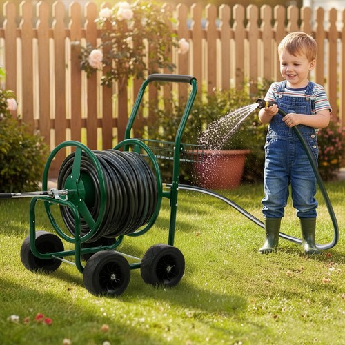 Hose reel cart hold to - reel, cart,
