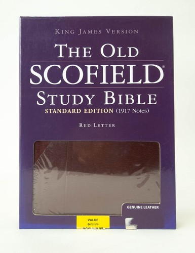 Old scofield study bible - old,