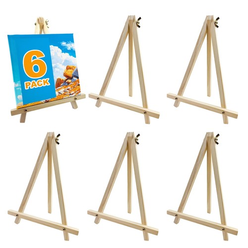 Pack inch wood easels - inch,