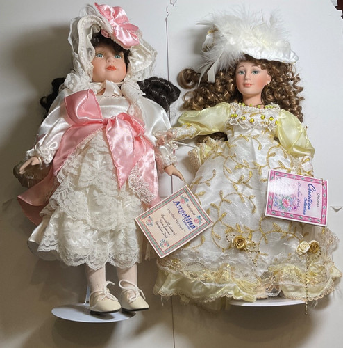 Lot porcelain dolls - porcelain,