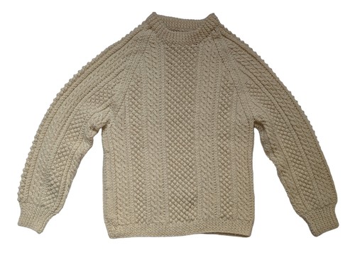 Hand knit cable - knit, bobble