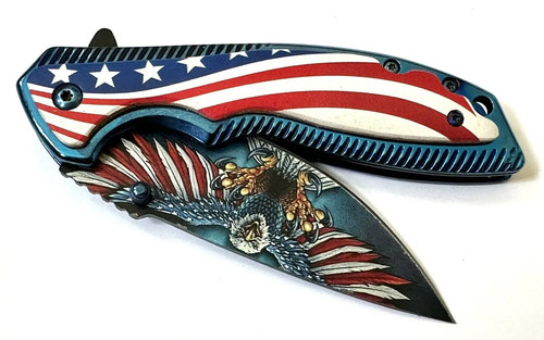 American eagle flag pocket - american,