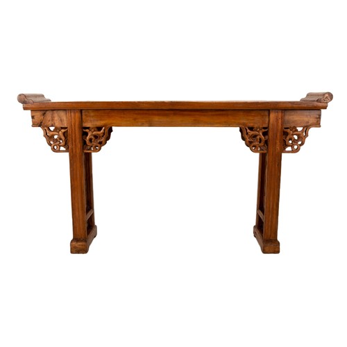 Antique chinese elmwood altar - antique,