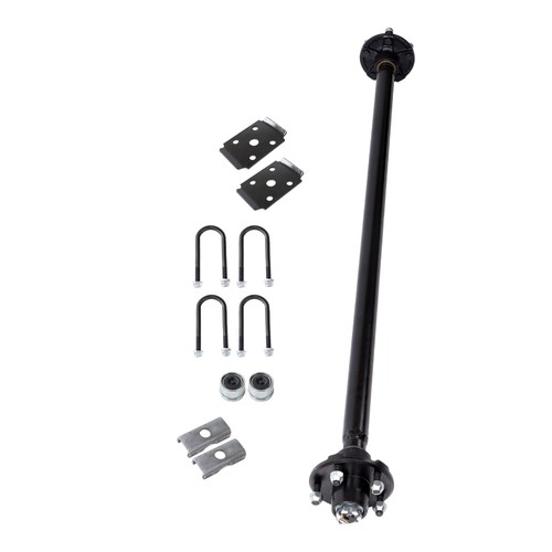 2000lbs bare axle beam - 52", hub