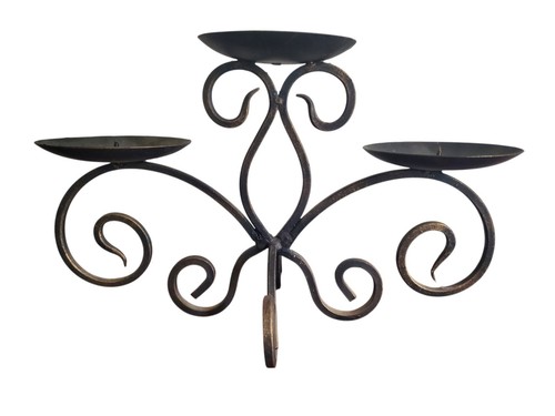 Candle vintage wrought iron - vintage,