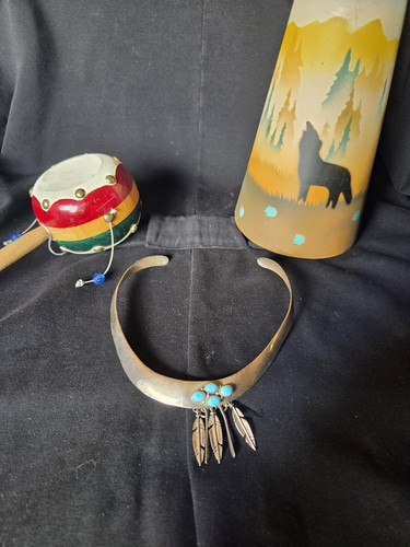 Navajo style silver and - navajo,