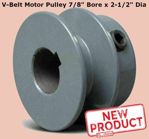 Belt motor pulley bore - motor,