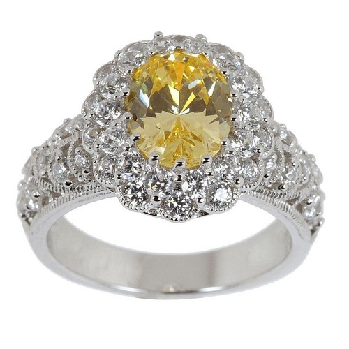 Oval cut canary - 3.10,