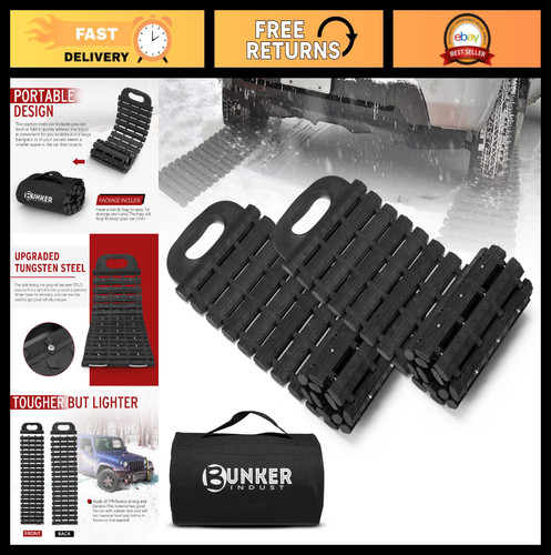 Portable tire traction mats - tire,