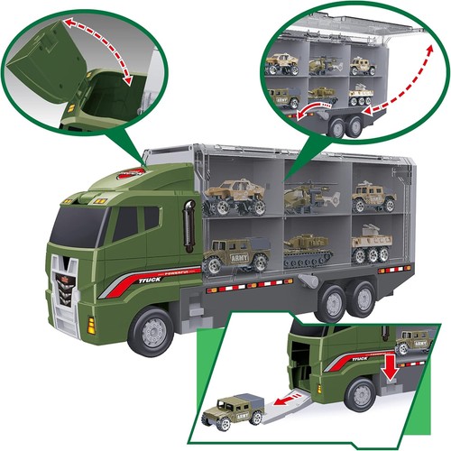 Die cast military truck - 7,