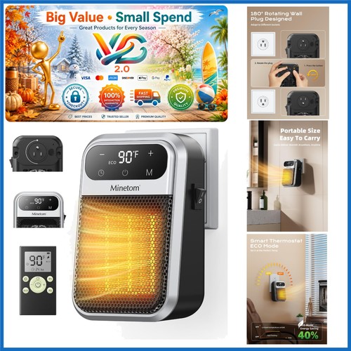 Portable 800w space - space, heater