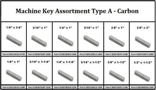 Machine key assortment type - -,