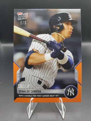 2022 topps now oswaldo cabrera - topps,