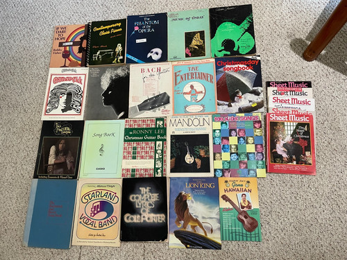 Vintage sheet music - music, songbook