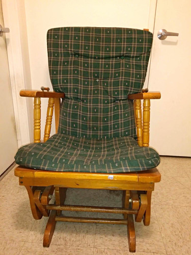 Wood glider rocker - wood,