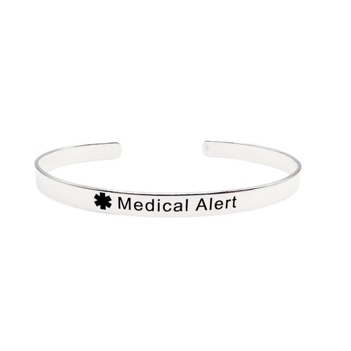 Sterling silver medical alert - sterling,