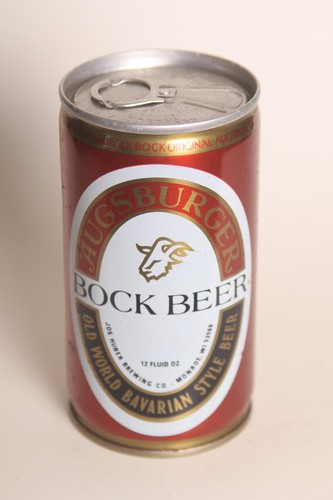 Augsburger bock beer - beer, can