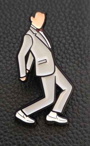 Pee wee herman enamel pin - wee,