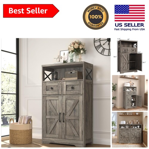Elegant farmhouse storage - farmhouse,