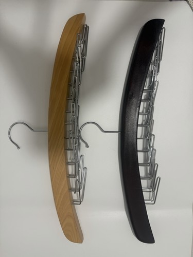 Lot wooden tie belt - lot, rack