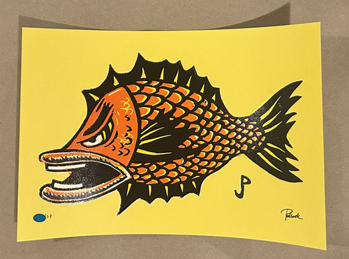 Phish print angry fish - phish,