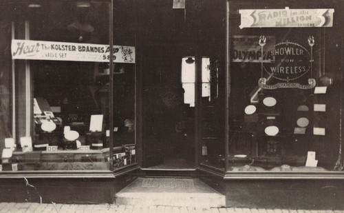 C1920s rppc vintage electronic - c1920s,
