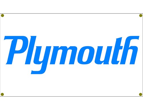 Plymouth garage banner man - garage,