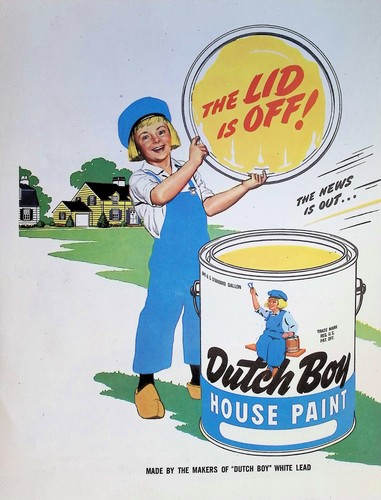 Original 1947 dutch boy - 1947, paint
