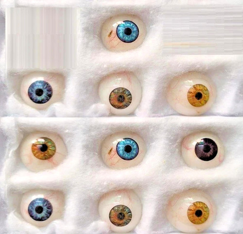 Vintage human prosthetic - prosthetic, eyes