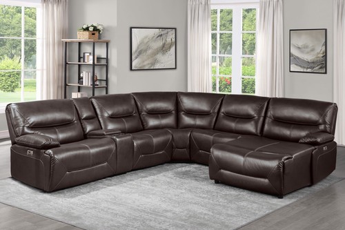 Brown faux leather 3 - 6,