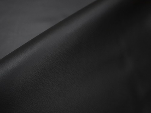 Black leather hide upholstery - leather,