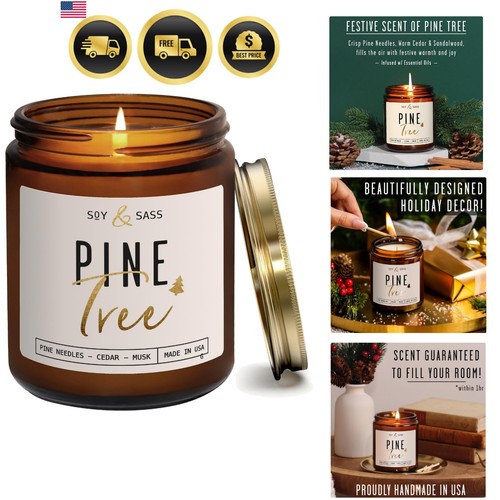 Pine candle scented - pine,
