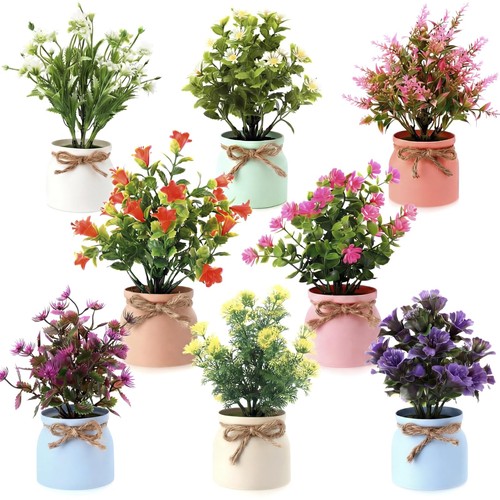 Small artificial potted plants - small,