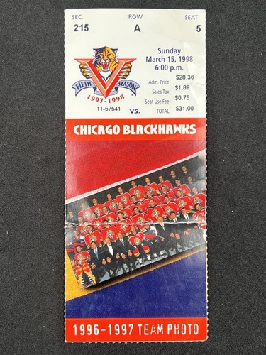 1998 chicago blackhawks - 3-15-1998,
