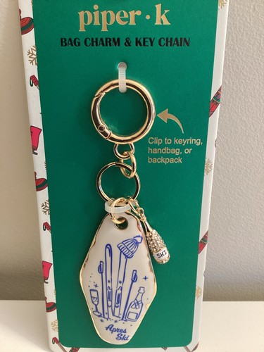 Piper bag charm - key, chain