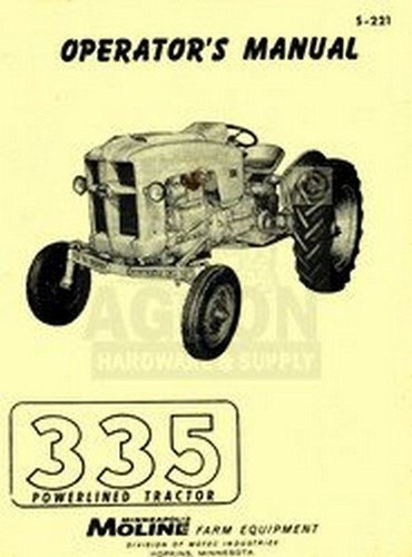 Minneapolis moline 335 tractor - moline,