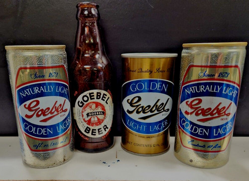 Vintage empty goebel beer 7oz - empty,